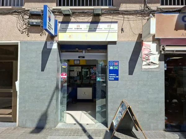 Imagen del punto de venta de Lotería