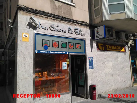Imagen del punto de venta de Lotería