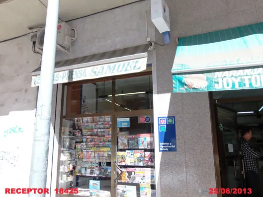 Imagen del punto de venta de Lotería