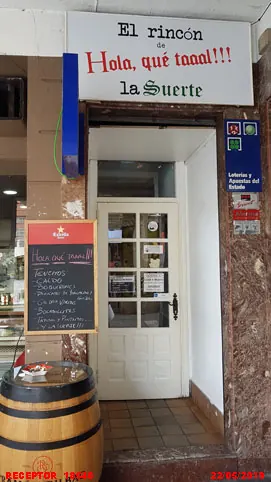 Imagen del punto de venta de Lotería