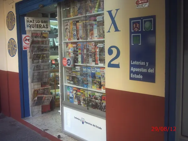 Imagen del punto de venta de Lotería