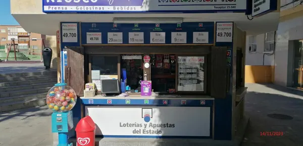 Imagen del punto de venta de Lotería