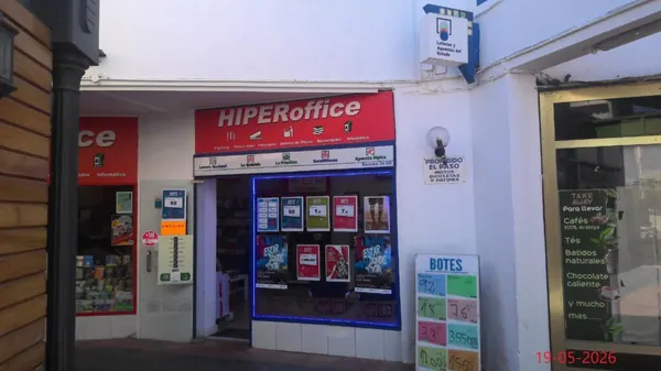 Imagen del punto de venta de Lotería