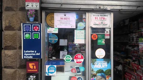 Imagen del punto de venta de Lotería