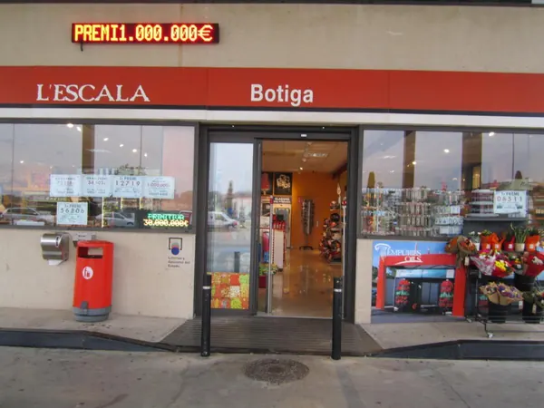 Imagen del punto de venta de Lotería