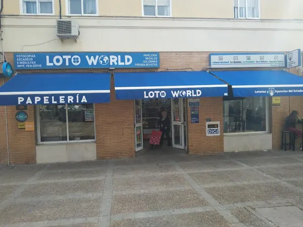 Imagen del punto de venta de Lotería