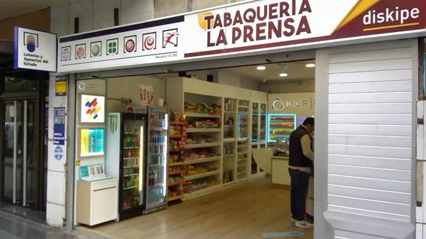 Imagen del punto de venta de Lotería