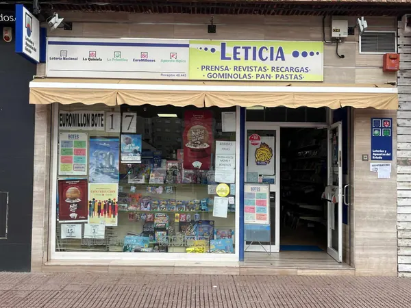 Imagen del punto de venta de Lotería