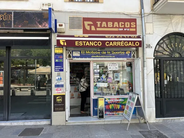 Imagen del punto de venta de Lotería