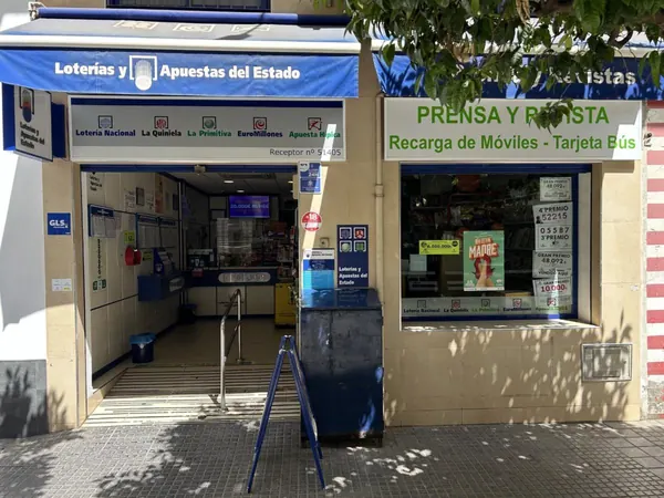 Imagen del punto de venta de Lotería