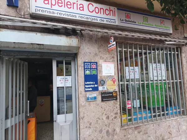 Imagen del punto de venta de Lotería