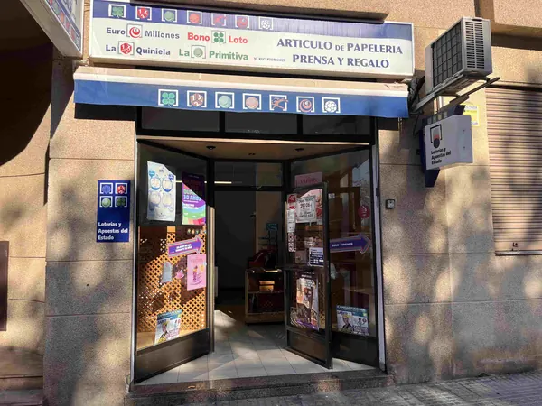 Imagen del punto de venta de Lotería
