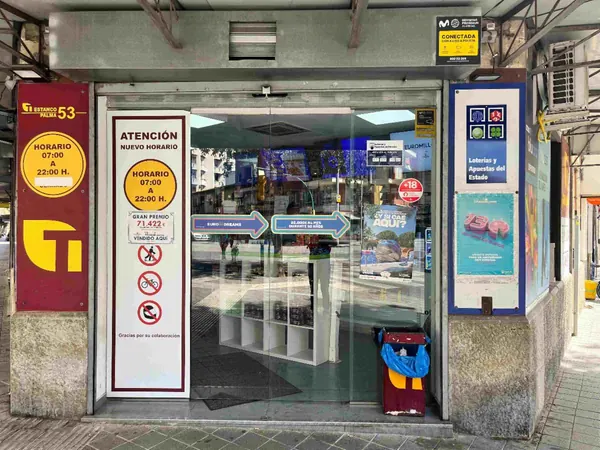 Imagen del punto de venta de Lotería