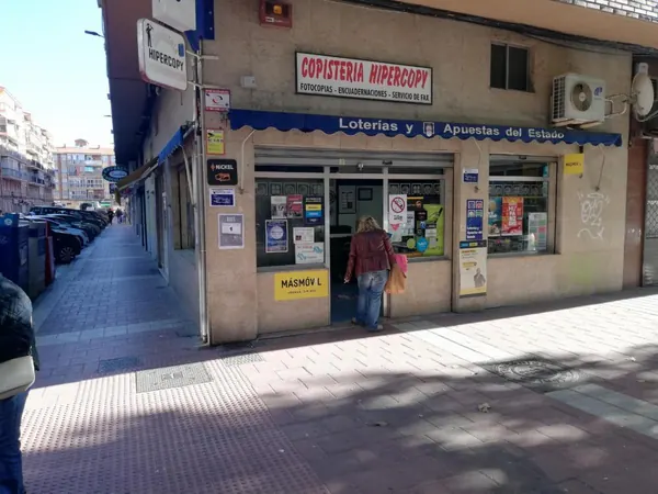 Imagen del punto de venta de Lotería